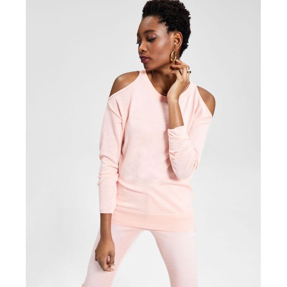 INC International Concepts Cold Shoulder Sweater